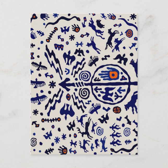 Viking Shaman Ritual Talisman Postcard (Front)