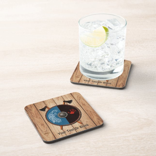 Viking Shield and Axes Coaster (Right Side)