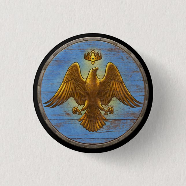 Viking Shield Button - Eagle (Front)