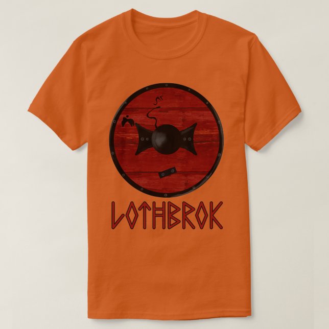 VIKING SHIELD EARL RAGNAR T-Shirt (Design Front)