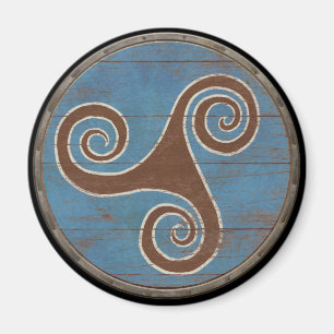 Viking Shield Magnet - Triskele
