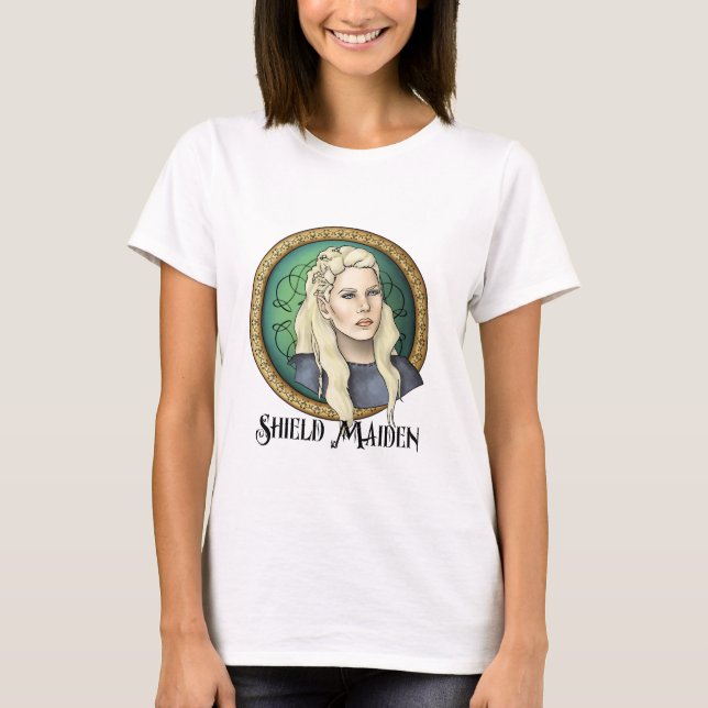 Viking Shield Maiden T-Shirt (Front)