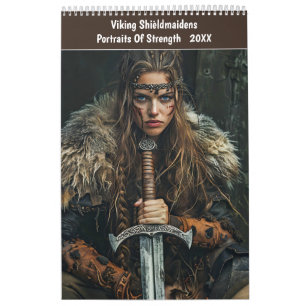 Viking Shieldmaidens – Portraits Of Strength Calendar