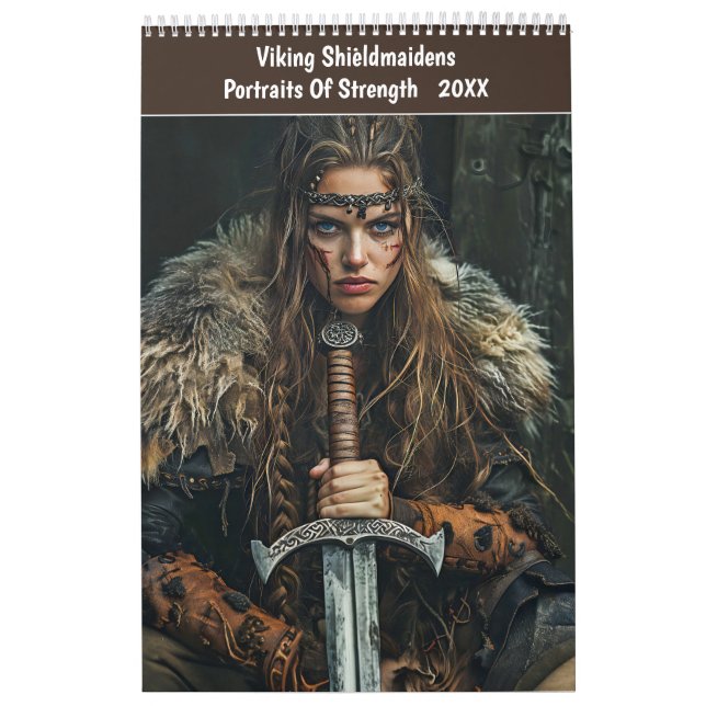 Viking Shieldmaidens – Portraits Of Strength Calendar (Cover)