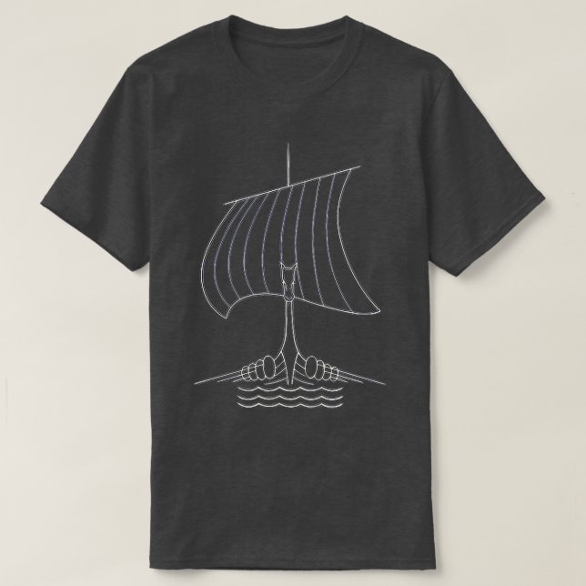 Viking Ship 24 T-Shirt (Design Front)