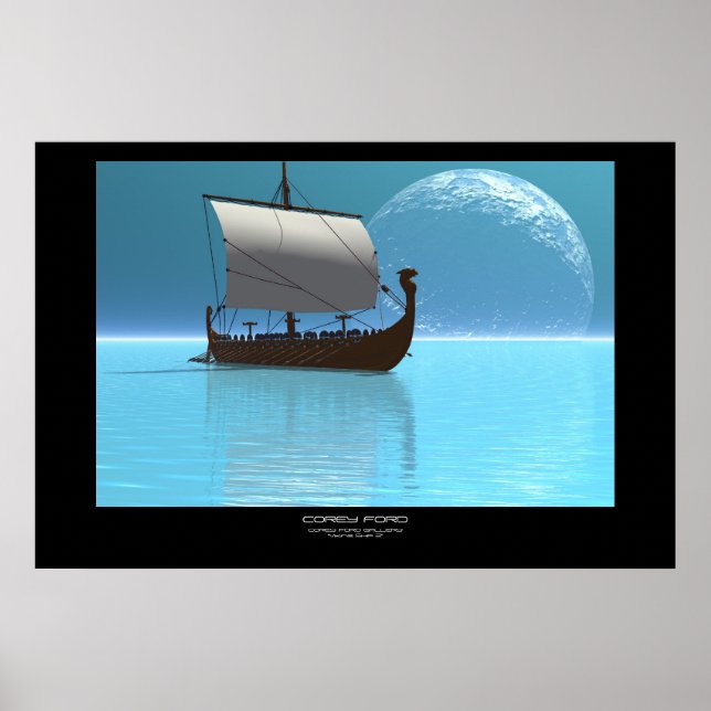 VIKING SHIP 2 PRINT (Front)