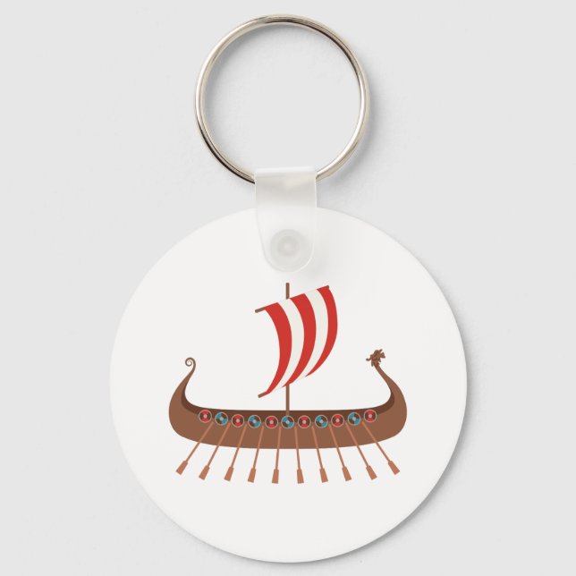 Viking Ship Key Ring (Front)