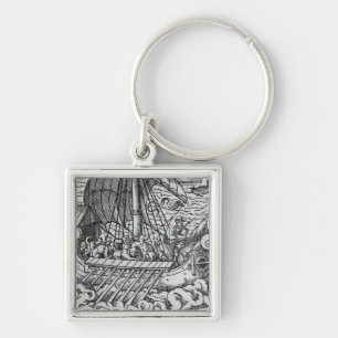 Viking Ship Key Ring