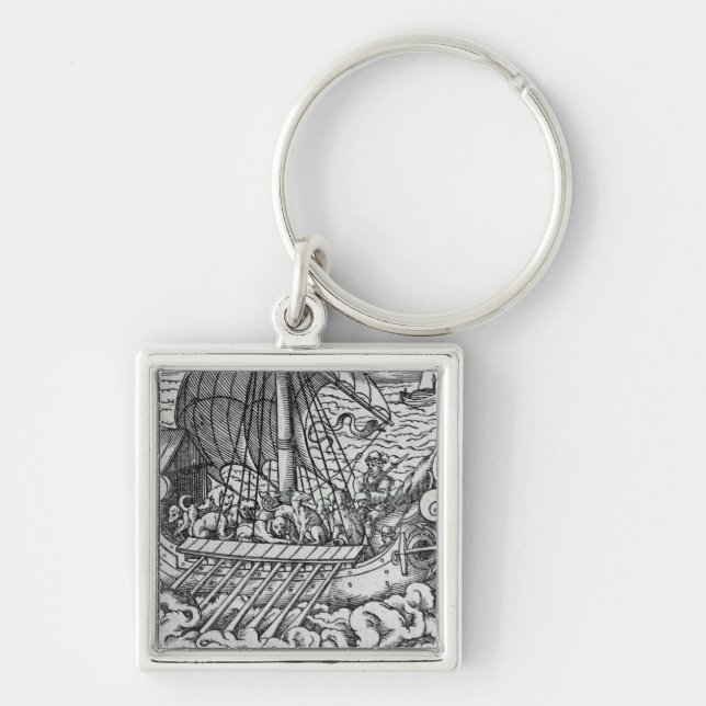 Viking Ship Key Ring (Front)