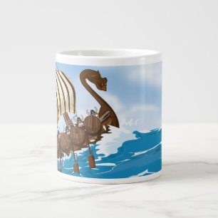 Viking Ship Large Coffee Mug