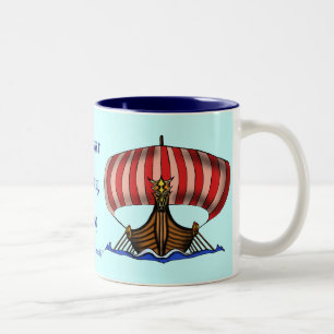 Viking ship mug design