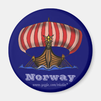 Viking ship Norway cool magnet