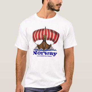 Viking ship norway cool t-shirt design