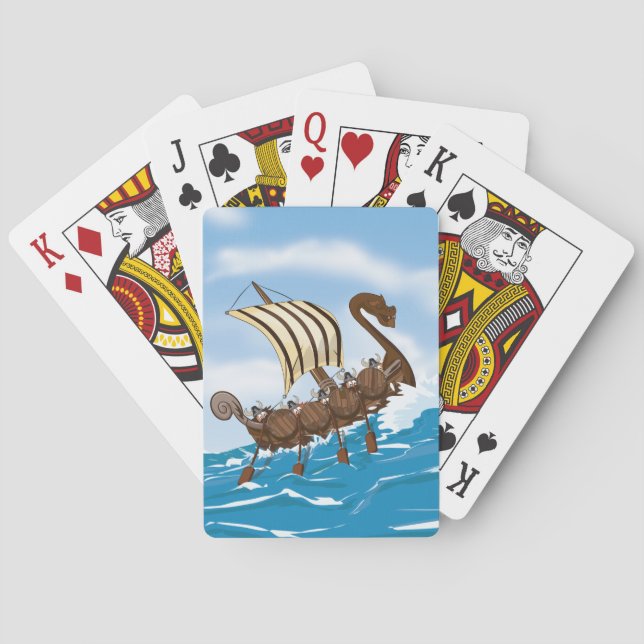 Viking Ship Playing Cards (Back)