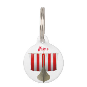 Viking Ship Sailing Thunder_Cove Pet Tag