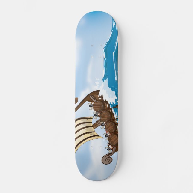 Viking Ship Skateboard (Front)