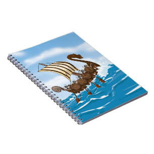 Viking Ship Spiral Notebook