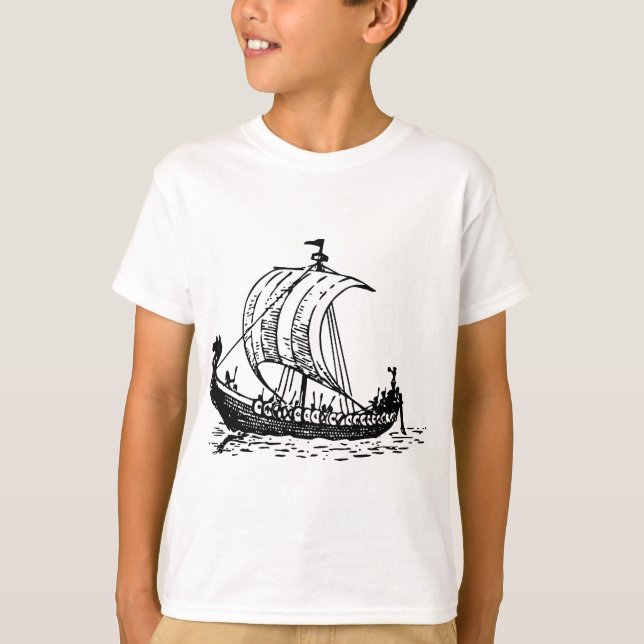 Viking Ship T-Shirt (Front)