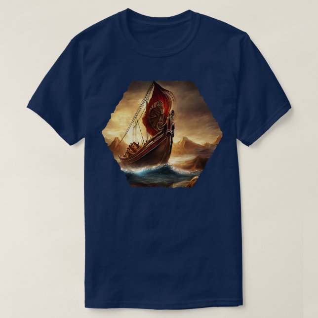 Viking Ship T-Shirt (Design Front)
