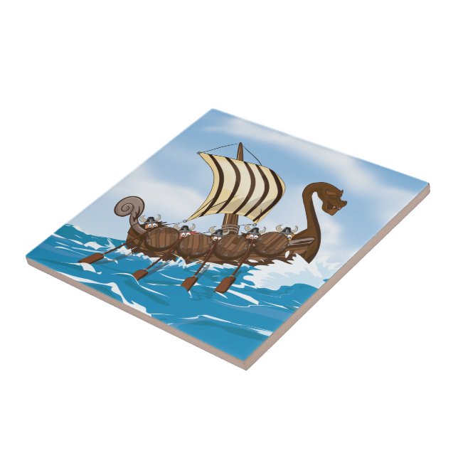 Viking Ship Tile (Side)