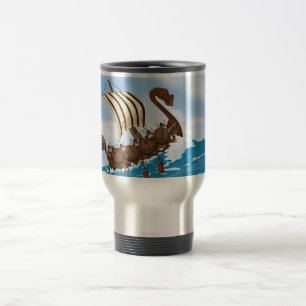 Viking Ship Travel Mug