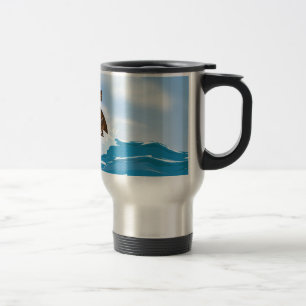 Viking Ship Travel Mug