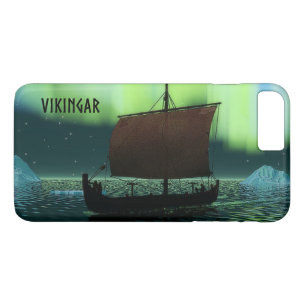 Viking Ship Under Northern Lights Case-Mate iPhone Case