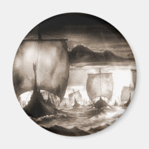 VIKING SHIPS MAGNET