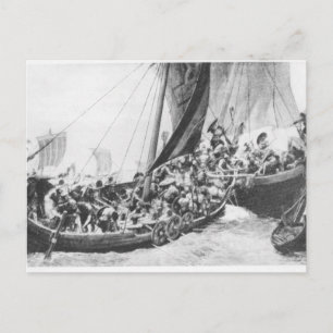 Viking Ships Postcard