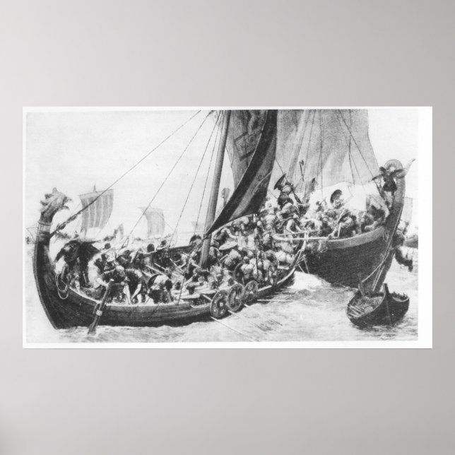 Viking Ships Poster (Front)