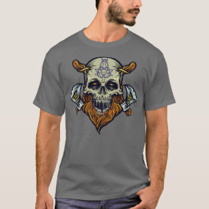 Viking Skull amp Axe 2 T-Shirt
