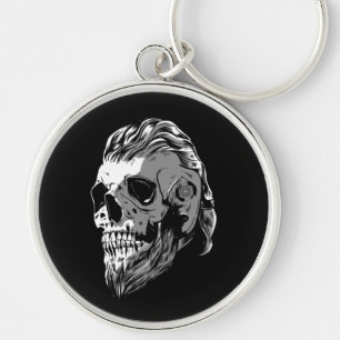 Viking Skull Key Ring