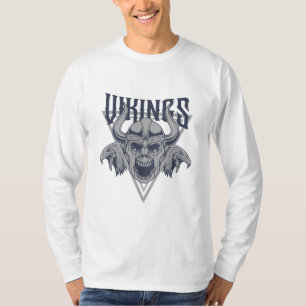 Viking Skull Warrior Graphic T-Shirt