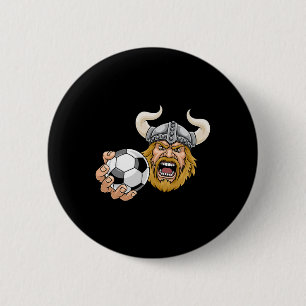 Viking Soccer Ll Cartoon Character Man 6 Cm Round Badge