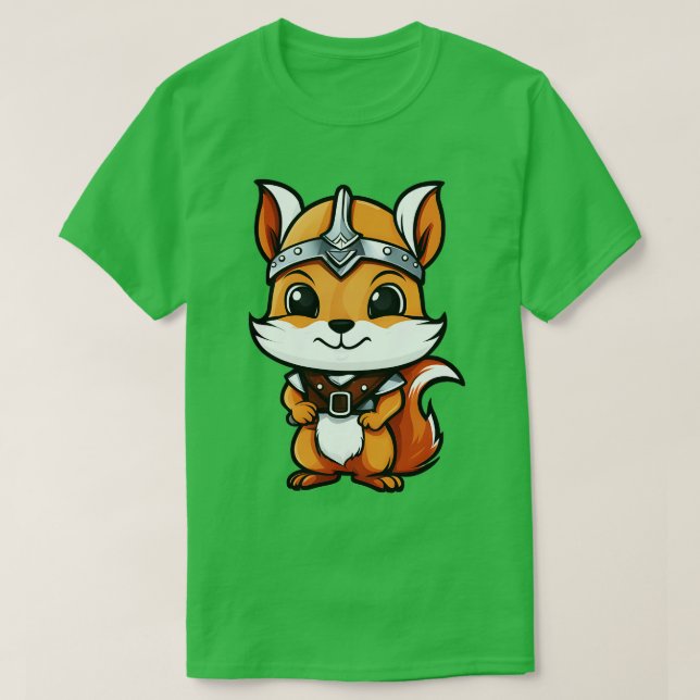 Viking Squirrel T-Shirt (Design Front)