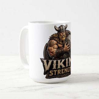Viking Strength Warrior - Norse Mythology Warrior Coffee Mug
