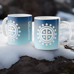 Viking Sun Wheel - Personalised Coffee Mug