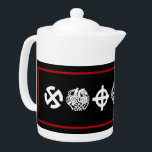 Viking Symbols Teapot<br><div class="desc">Viking Symbols Teapot..</div>
