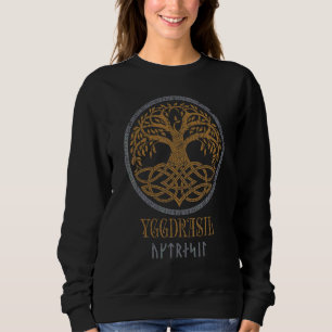Viking Tree Of Life Norse Yggdrasil Pagan Nordic M Sweatshirt