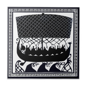 Viking Trip to Paradise Tile