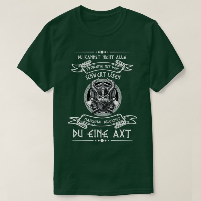 VIKING TSHIRT WITH CELTIC SAYING 2 (Design Front)