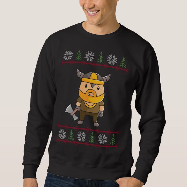 Viking Ugly Sweater Christmas (Front)