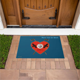 Viking Valentine - Raven Doormat