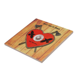 Viking Valentine - Raven Tile