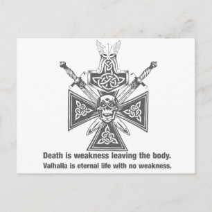 Viking Valhalla - Weakness Leaving The Body Postcard