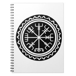 Viking Vegvisir Compass Spiral Notebook