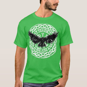Viking Vikings Nordic Norse Scandinavian Raven Veg T-Shirt