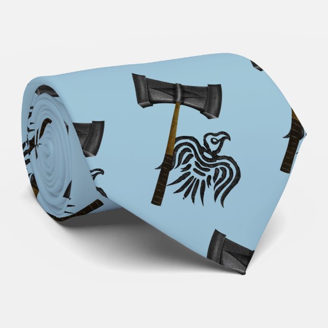Viking War Hammer Tie (Rolled)