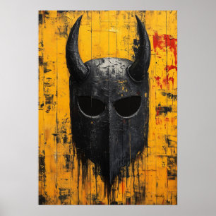 Viking War Helm – Nordic Warrior Legacy Poster