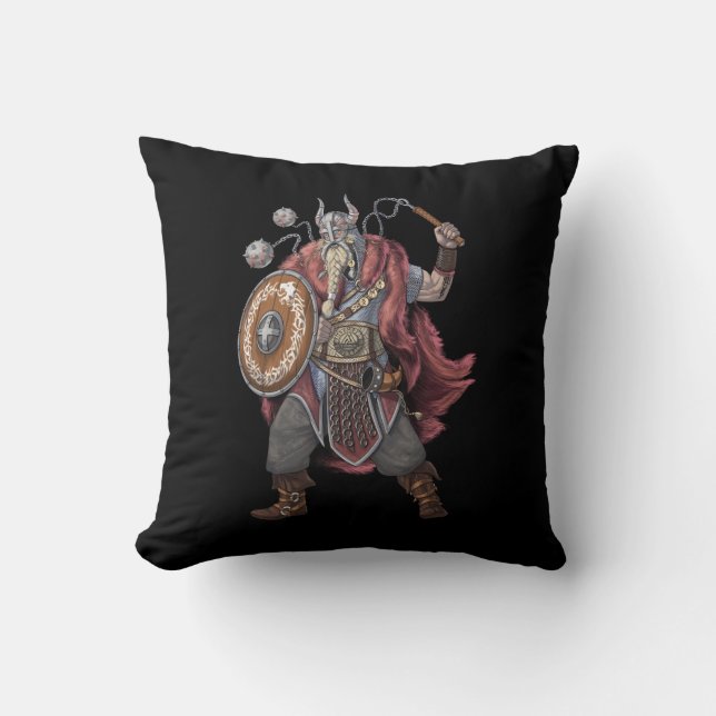Viking Warrior Cushion (Front)